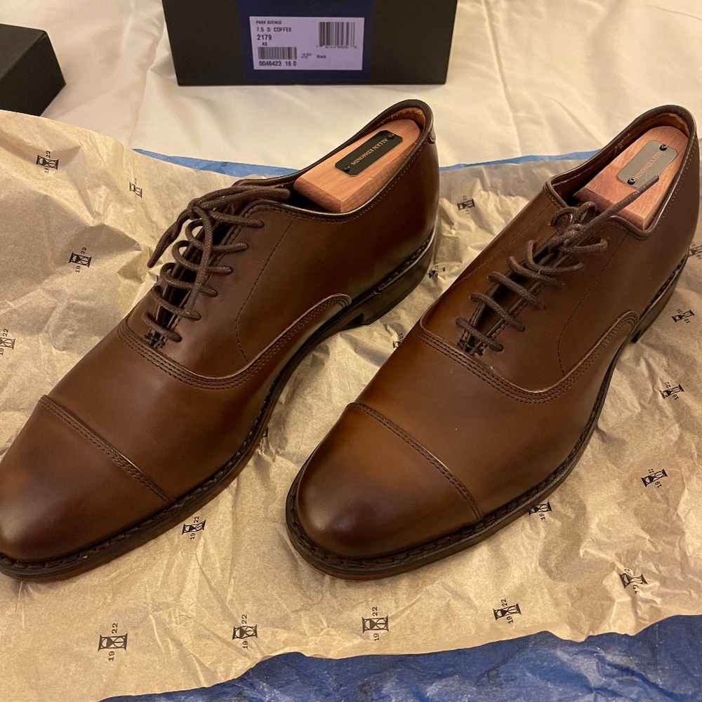 ALLEN EDMONDS PARK AVE size 7.5 D